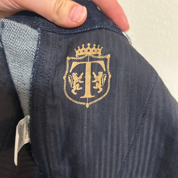 NWT! Talbots Womens Trousers Slim Straight Fit Size 14 Jeans - Picture 6 of 7